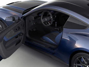 Mustang Fastback Dark Horse 2024 3D Model