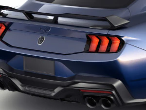 Mustang Fastback Dark Horse 2024 3D Model