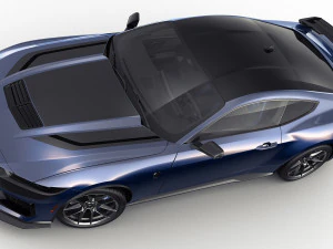 Mustang Fastback Dark Horse 2024 3D Model