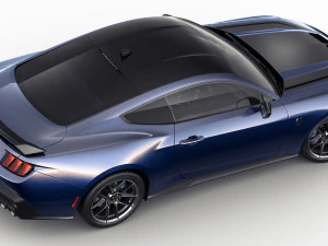 Mustang Fastback Dark Horse 2024 3D Model