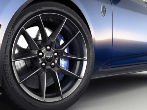 Mustang Fastback Dark Horse 2024 3D 모델