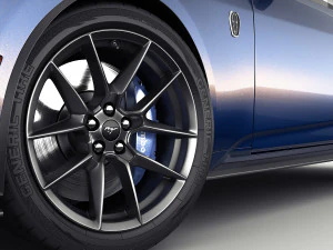 Mustang Fastback Dark Horse 2024 3D Model