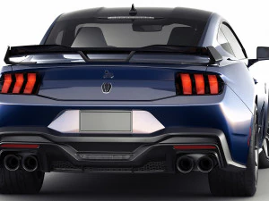 Mustang Fastback Dark Horse 2024 3D Model