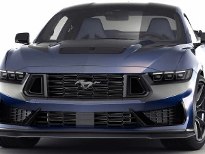 Mustang Fastback Dark Horse 2024 3D Model