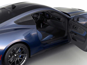 Mustang Fastback Dark Horse 2024 3D Model