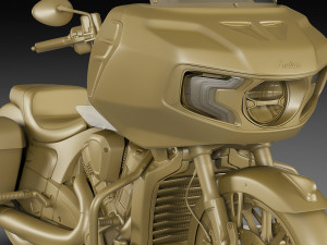 Indian Challanger Limited 2023 Model 3D