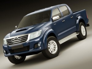 toyota hilux 2012 double cab Modèle 3D