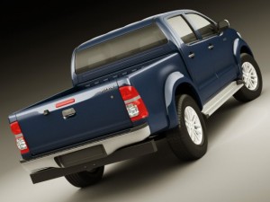 toyota hilux 2012 double cab Modelo 3D