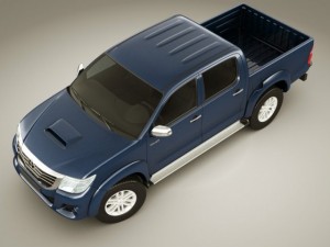 toyota hilux 2012 double cab Modelo 3D