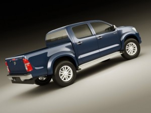 toyota hilux 2012 double cab Modelo 3D