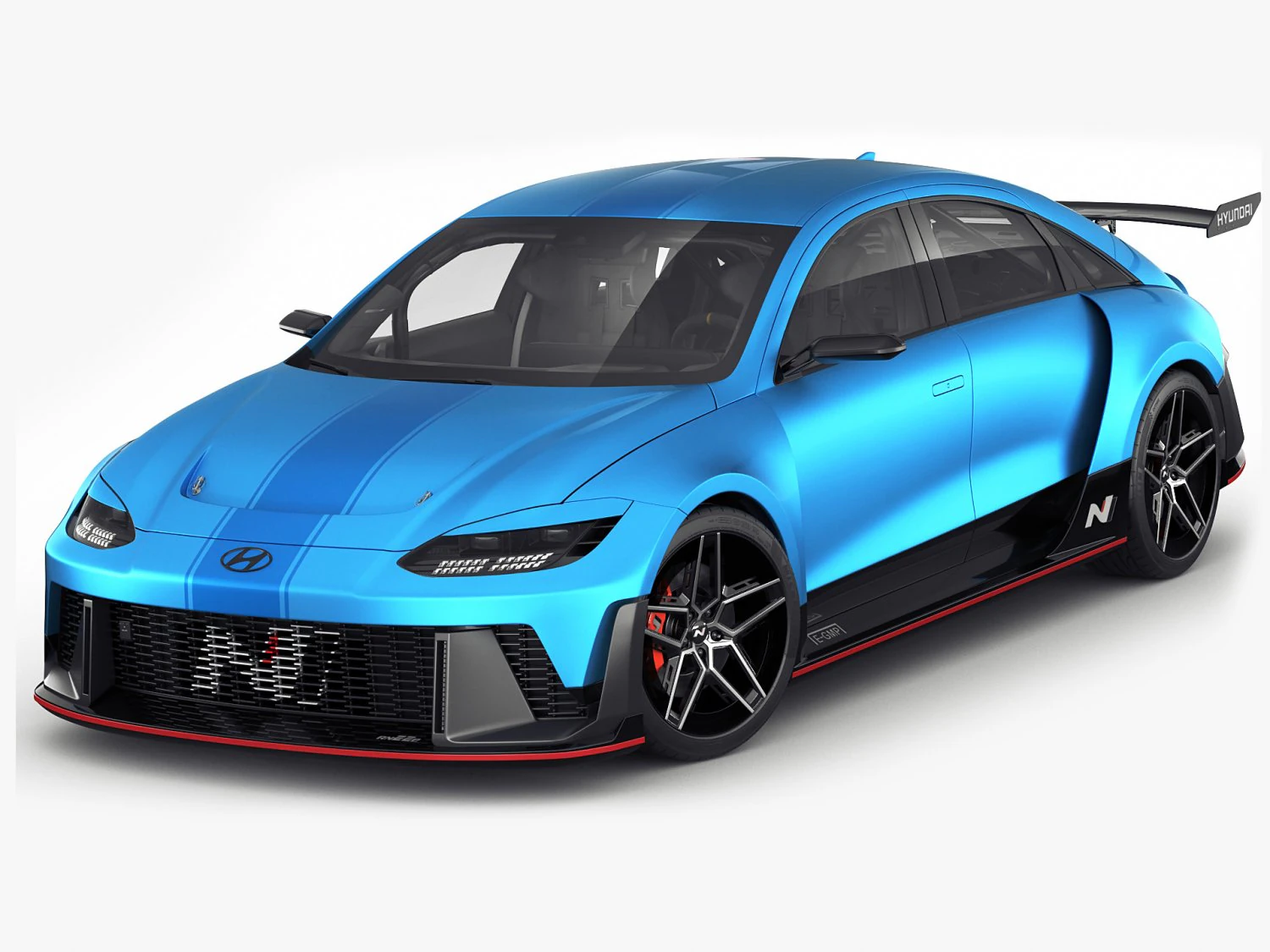 Hyundai RN22e Concept 3D Model .c4d .max .obj .3ds .fbx .stl .blend 