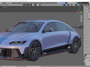 Hyundai RN22e Concept 3D 模型