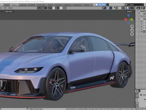 Hyundai RN22e Concept 3D Model