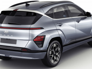 Hyundai Kona Eléctrico EV 2024 Modelo 3D