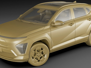 Hyundai Kona Eléctrico EV 2024 Modelo 3D