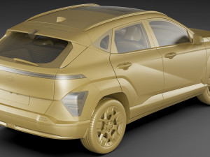 Hyundai Kona Eléctrico EV 2024 Modelo 3D
