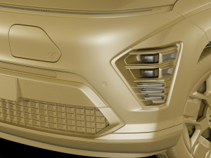 Hyundai Kona Eléctrico EV 2024 Modelo 3D