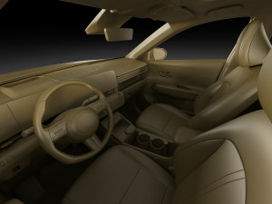 Hyundai Kona Eléctrico EV 2024 Modelo 3D