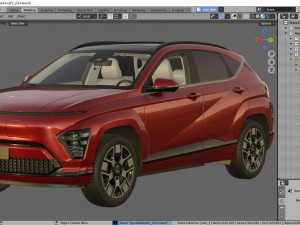 Hyundai Kona Eléctrico EV 2024 Modelo 3D