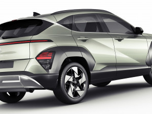Hyundai Kona 2024 3D-Modell