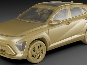 Hyundai Kona 2024 3D-Modell