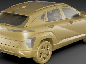 Hyundai Kona 2024 3D-Modell