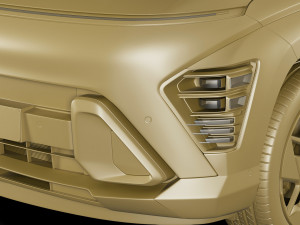 Hyundai Kona 2024 3D-Modell