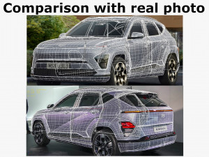 Hyundai Kona 2024 3D-Modell