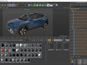 Hyundai Kona 2024 3D-Modell