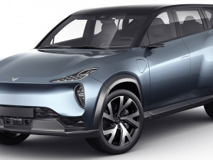 Generic Electric Modern SUV 3D Model