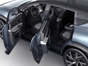 Generic Electric Modern SUV 3D Model