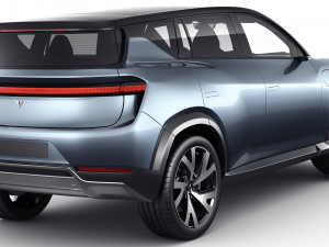 Generic Electric Modern SUV 3D Model