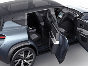 Generic Electric Modern SUV 3D Model