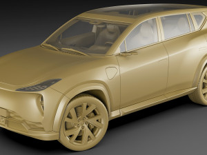 Generic Electric Modern SUV 3D Model