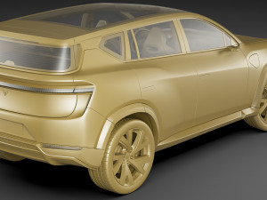 Generic Electric Modern SUV 3D Model