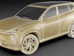 Generic Electric Modern SUV 3D Model