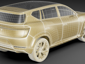 Generic Electric Modern SUV 3D Model