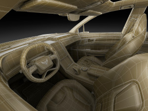 Generic Electric Modern SUV 3D Model