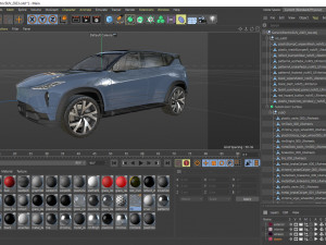 Generic Electric Modern SUV 3D Model