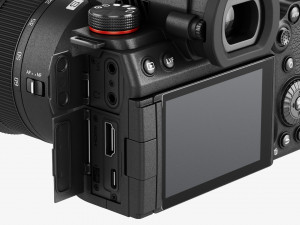 Panasonic Lumix DC-S5 II with lens 3D-Modell