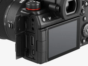 Panasonic Lumix DC-S5 II con obiettivo Modello 3D