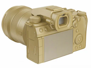 Panasonic Lumix DC-S5 II con obiettivo Modello 3D
