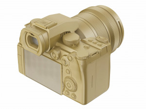 Panasonic Lumix DC-S5 II with lens 3D-Modell