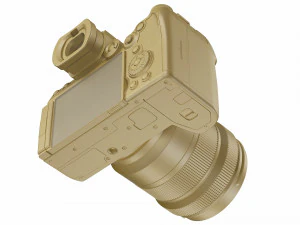 Panasonic Lumix DC-S5 II con obiettivo Modello 3D