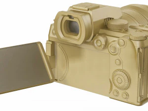 Panasonic Lumix DC-S5 II con obiettivo Modello 3D