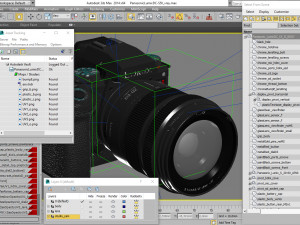 Panasonic Lumix DC-S5 II with lens 3D-Modell