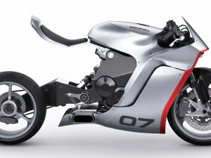 Concept Motorcycle Mono Racr 3D Model