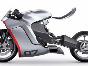 Concept Motorcycle Mono Racr 3D Model
