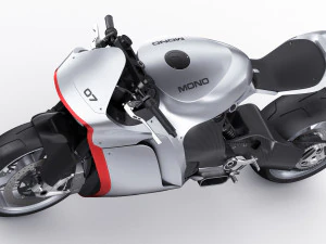 Concept Motorcycle Mono Racr 3D Model