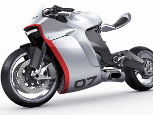 Concept Motorcycle Mono Racr Modèle 3D